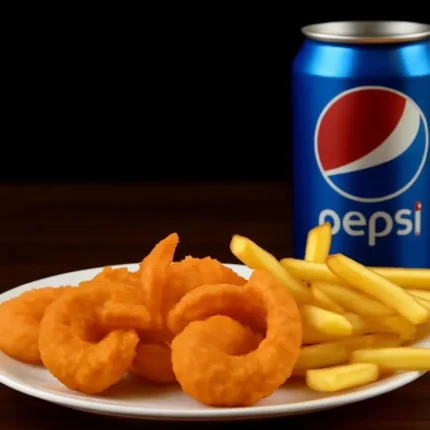 6 Pcs Jumbo Shrimp W/ Fries And Soda