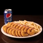 21 Pcs Shrimp Basket W/ Fries And Soda