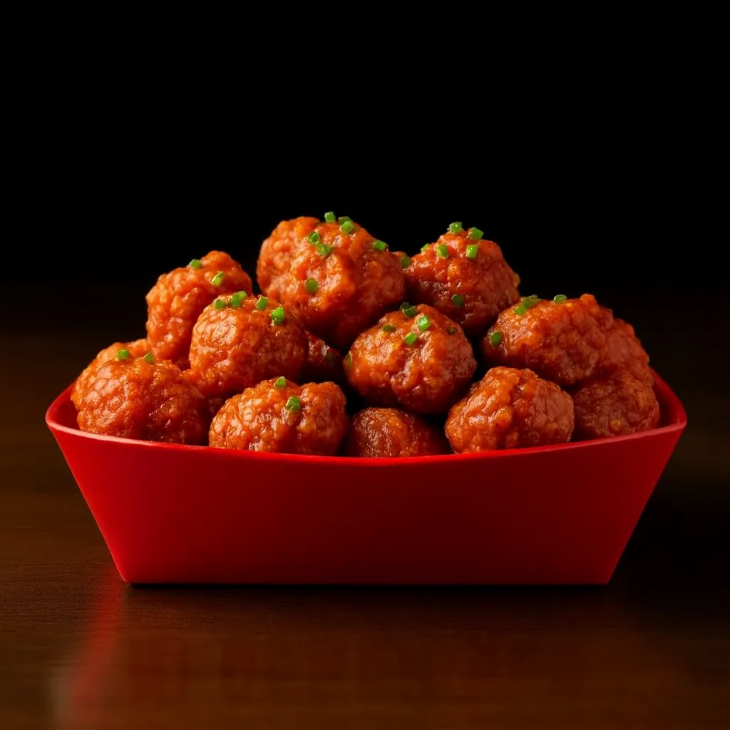 25 Pcs Buffalo Popcorn Chicken