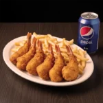 6 Pcs Jumbo Shrimp W/ Fries And Soda