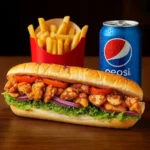Buffalo Chicken Sub W/ Fries And Soda