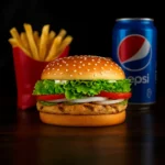 Grill Chicken Sandwich W/ Fries And Soda