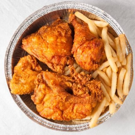 Mix Chicken with Fries