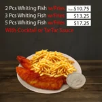 Whiting Fish with Fries