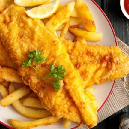 Whiting Fish with Fries
