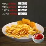Chicken Nuggets with Fries