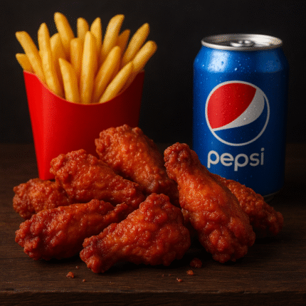 6 Pcs Hot Wings