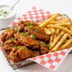 4 Pcs. Wings & French Fries
